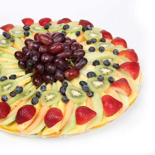 Fresh Fruit Sliced on a Platter