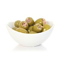Green Olives Stuffed with Prosciutto